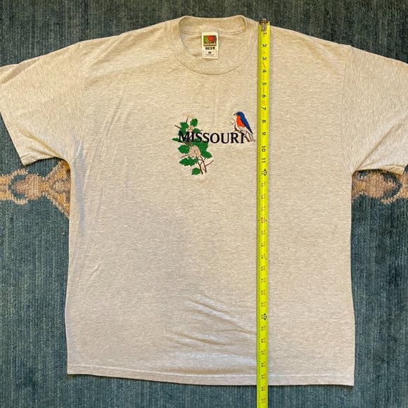 Vintage 90s Missouri State Shirt Travel Tourist Single Stitch USA Made Mens XL - Picture 4 of 4